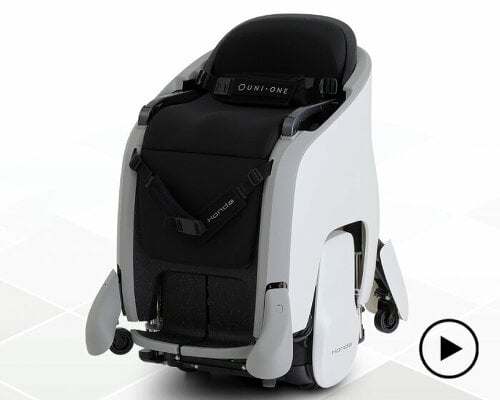 honda's hands-free wheelchair 'UNI-ONE' moves like a hoverboard