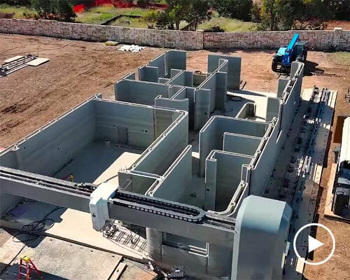 a fleet of robots is building the largest community of 3D-printed homes outside austin