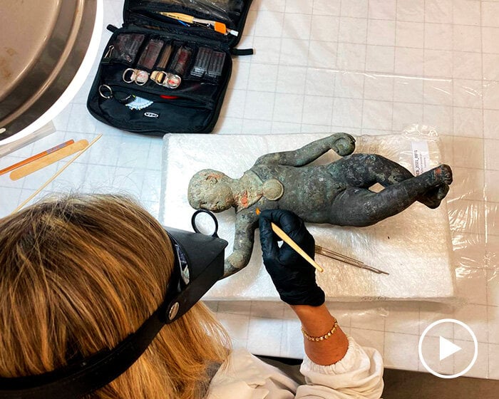 italy unearths extraordinary roman bronzes rewriting the history of etruscan-roman statuary