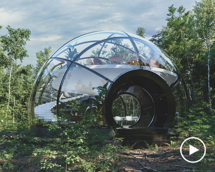 rotating 360 degrees, unio design studio's luxury pod immerses you in the finnish landscape