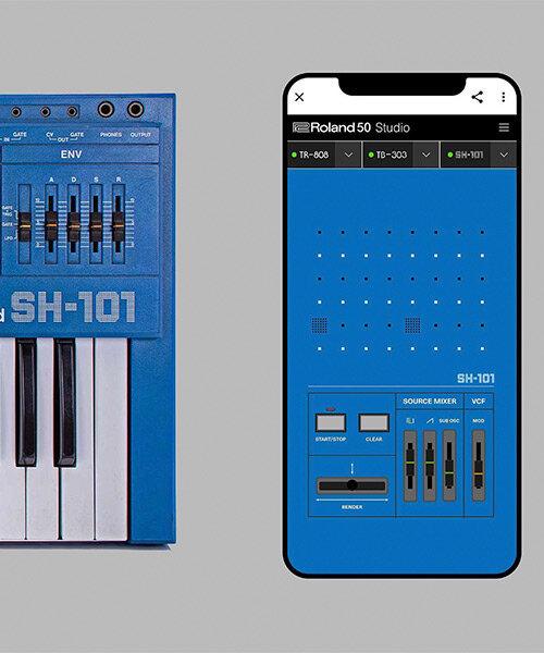yuri suzuki's web-based music tool is a digital rework of classic roland synthesizers